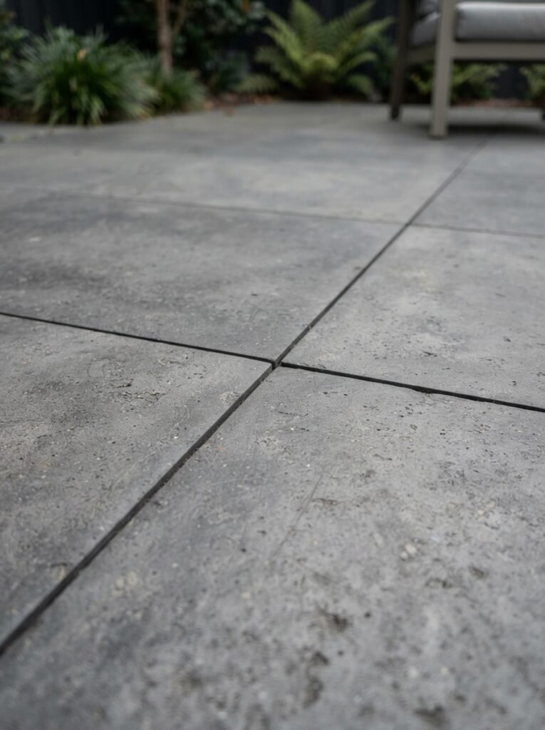  Modern paver patio design idea with minimal joint lines