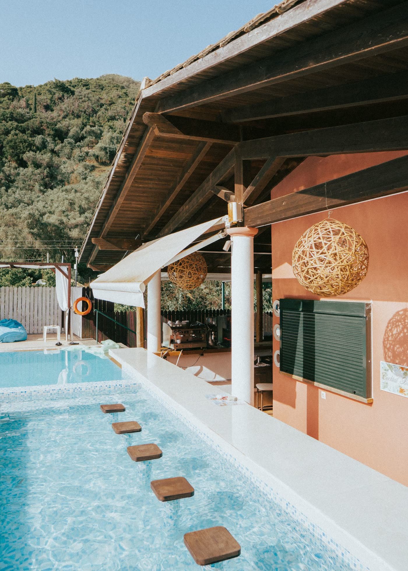 The Swim-Up Bar Ledge