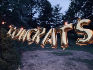 backyard graduation party ideas - Cozy Patio Home
