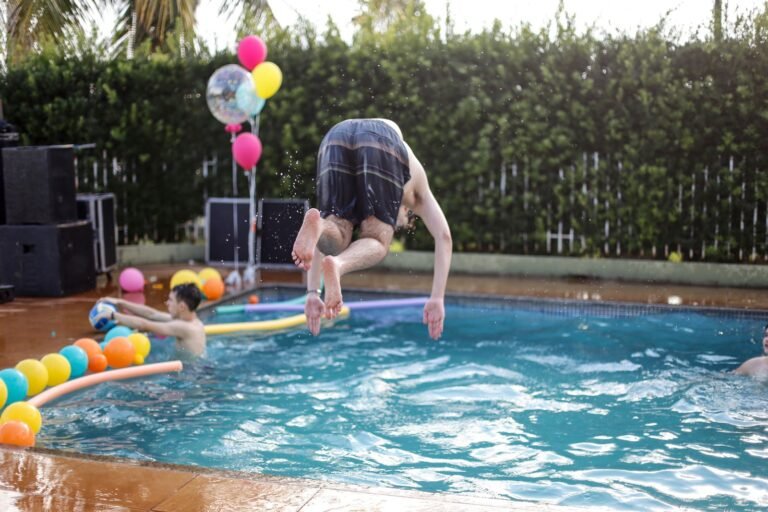 backyard swim party checklist - Cozy Patio Home