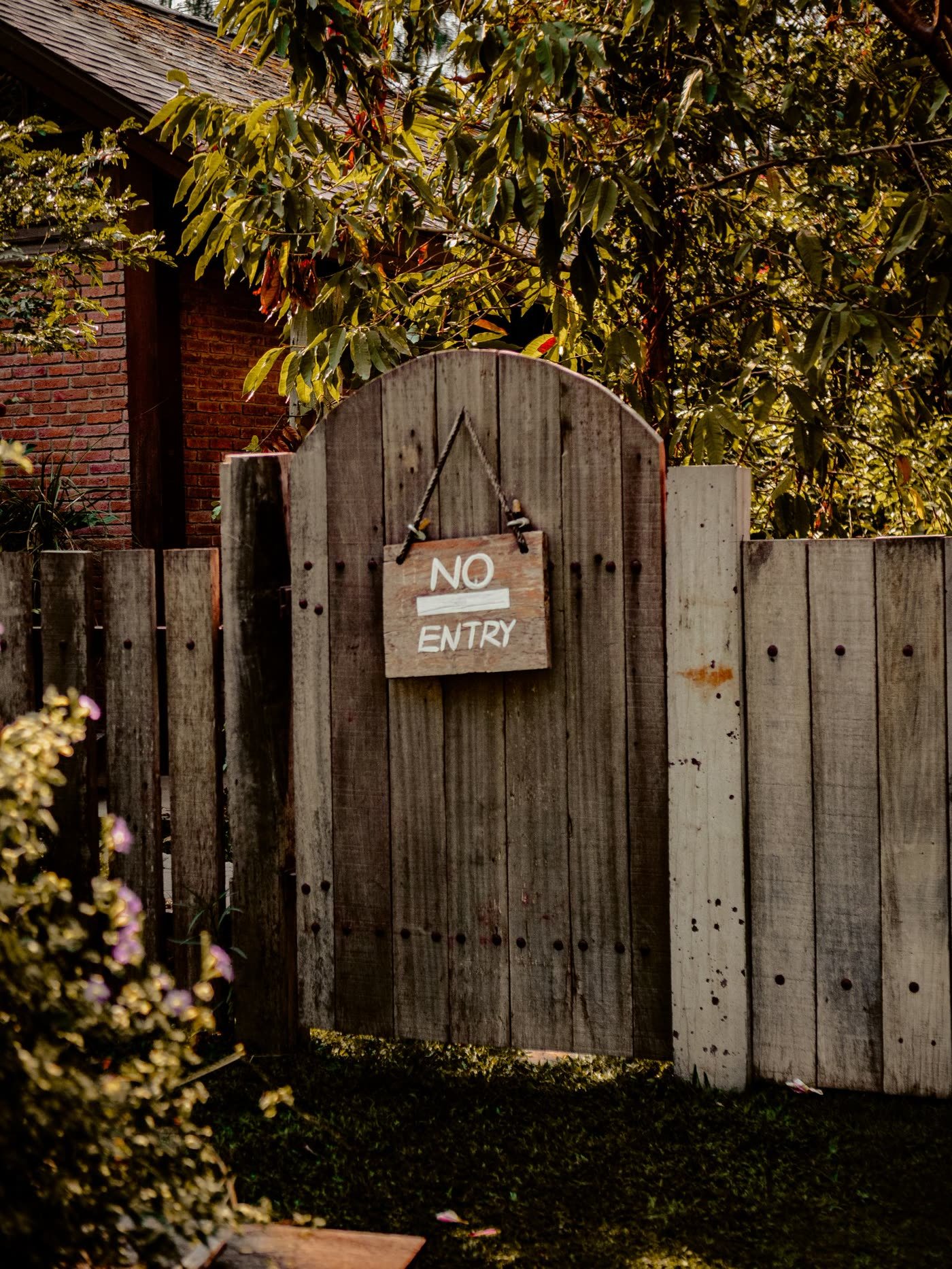Add a Rustic Wooden Sign