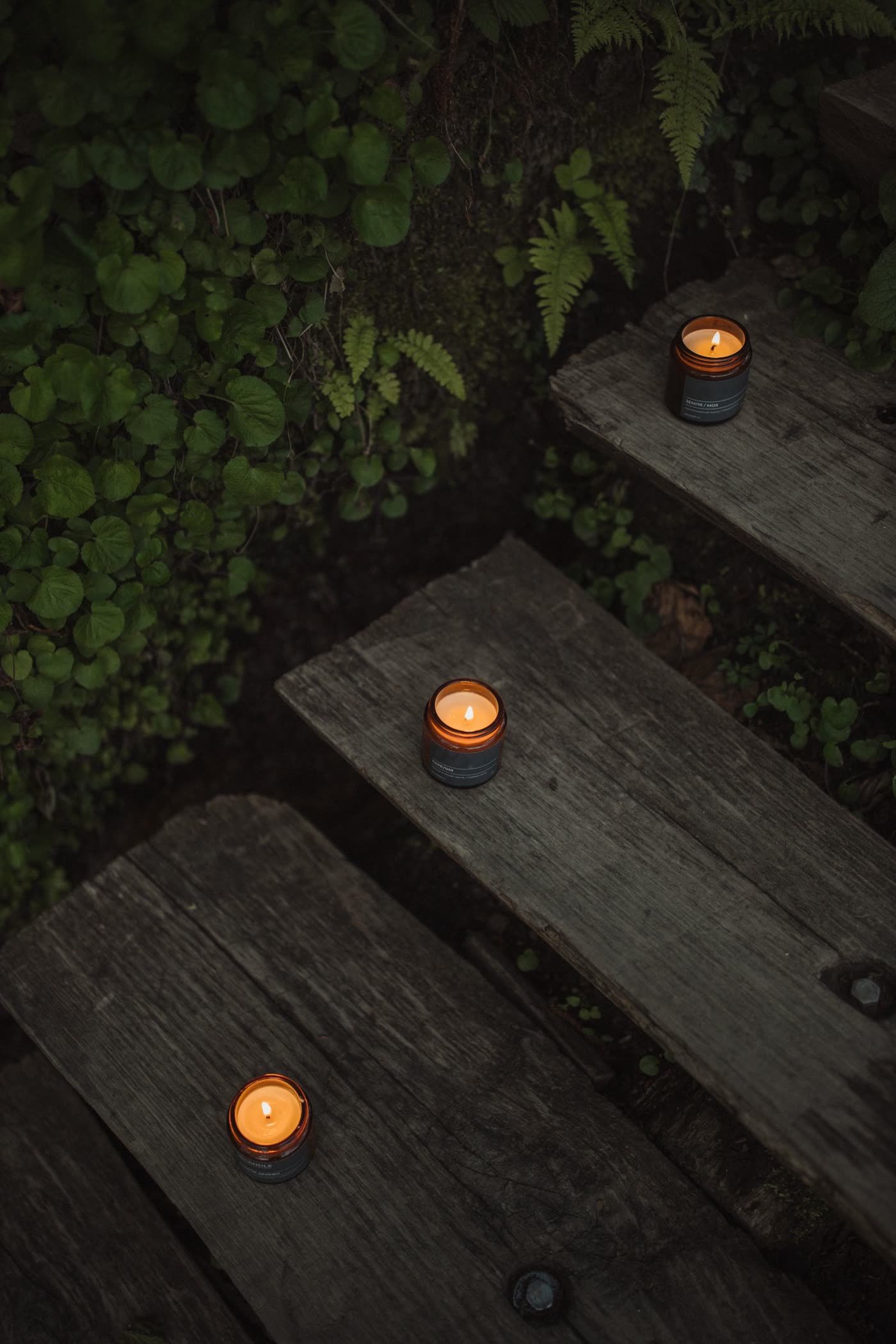 Line the Steps With Candle Jars