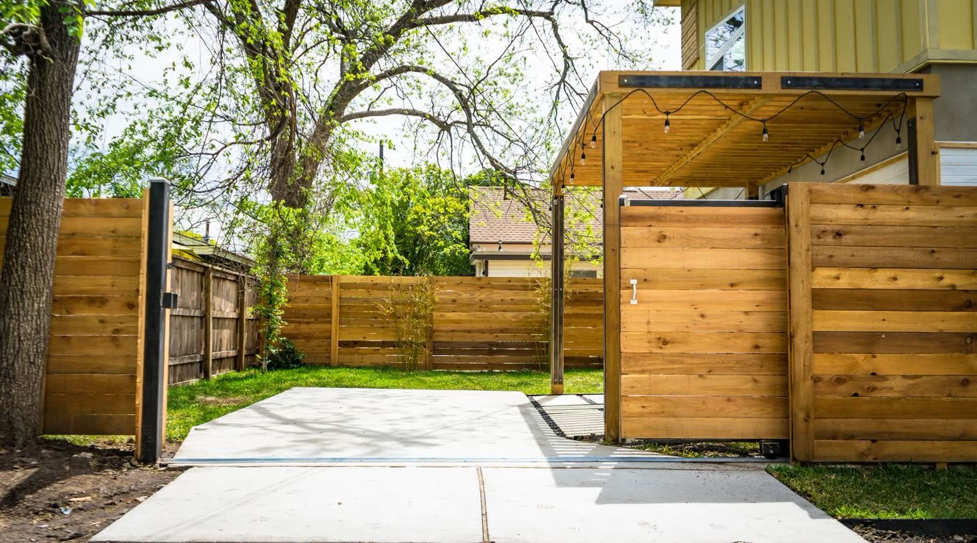 Lean-To Pergola Kit Against the House