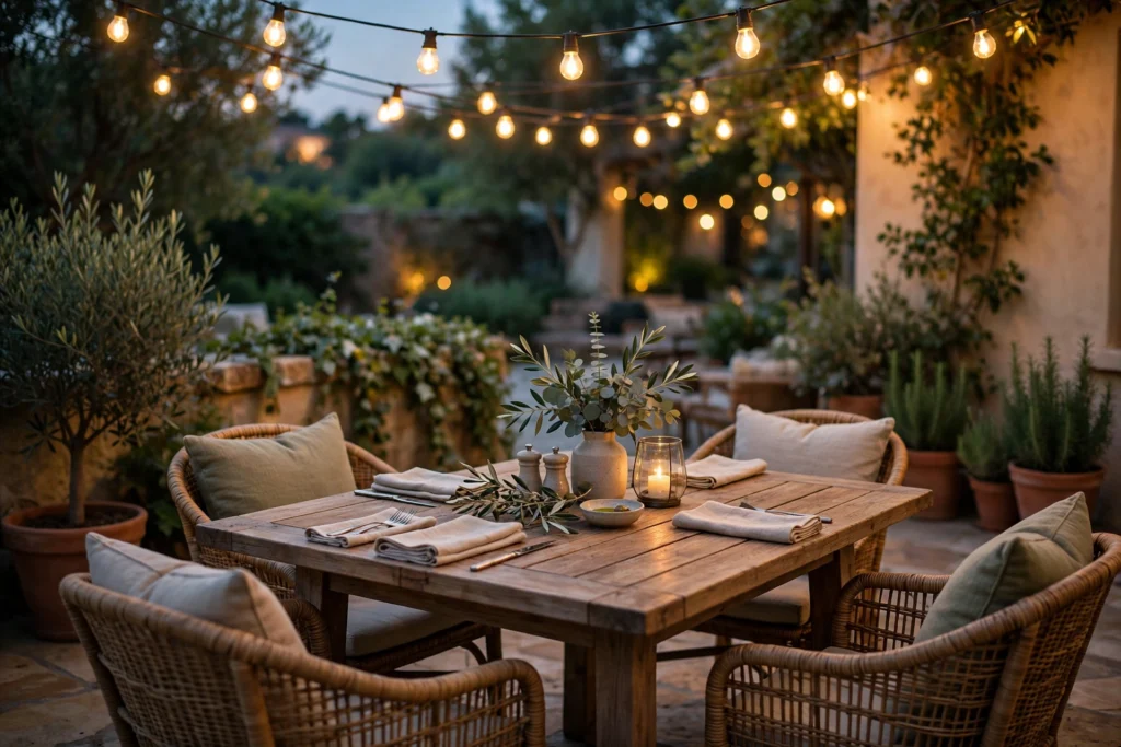 Create a Dining Spot Worth Lingering In — cozy outdoor living space ideas
