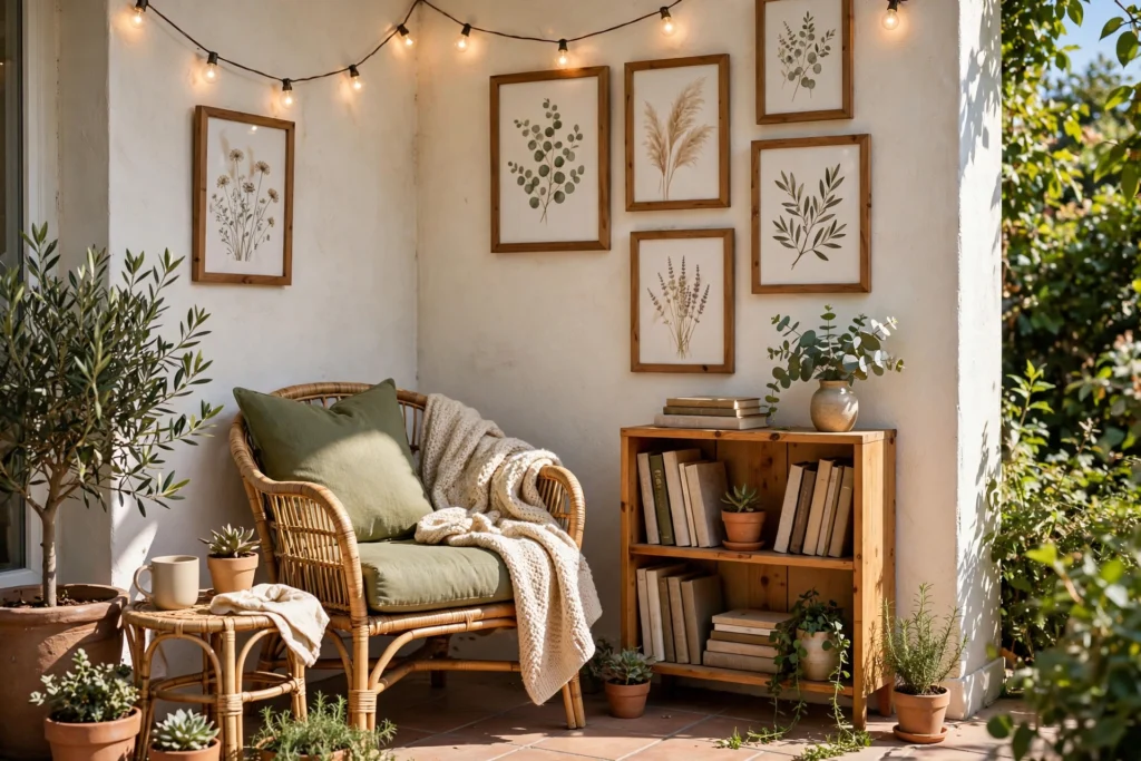 Add Personal Touches — cozy outdoor living space ideas