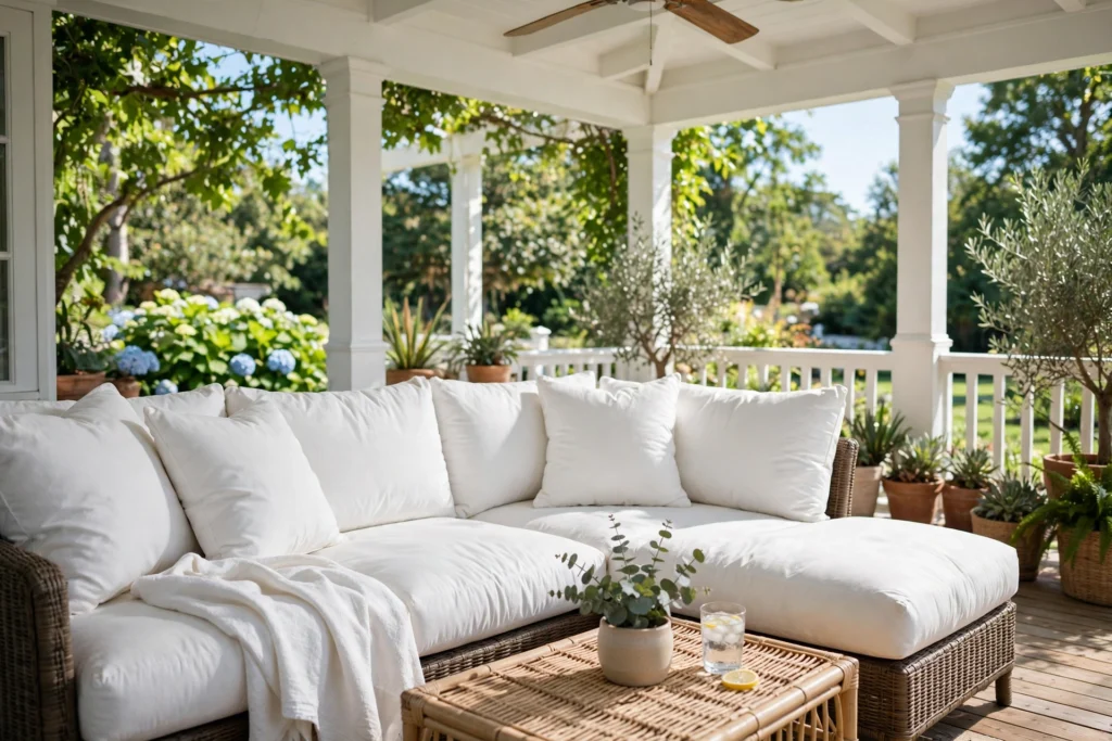Comfortable deep seating — summer porch ideas