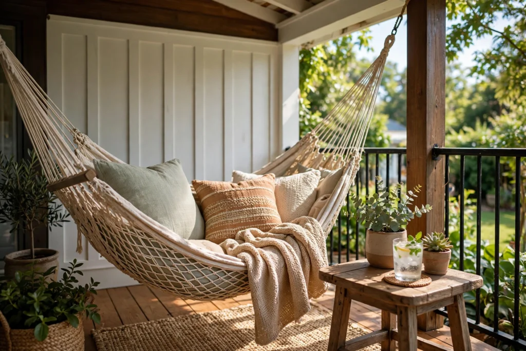 Hammock corner — summer porch ideas