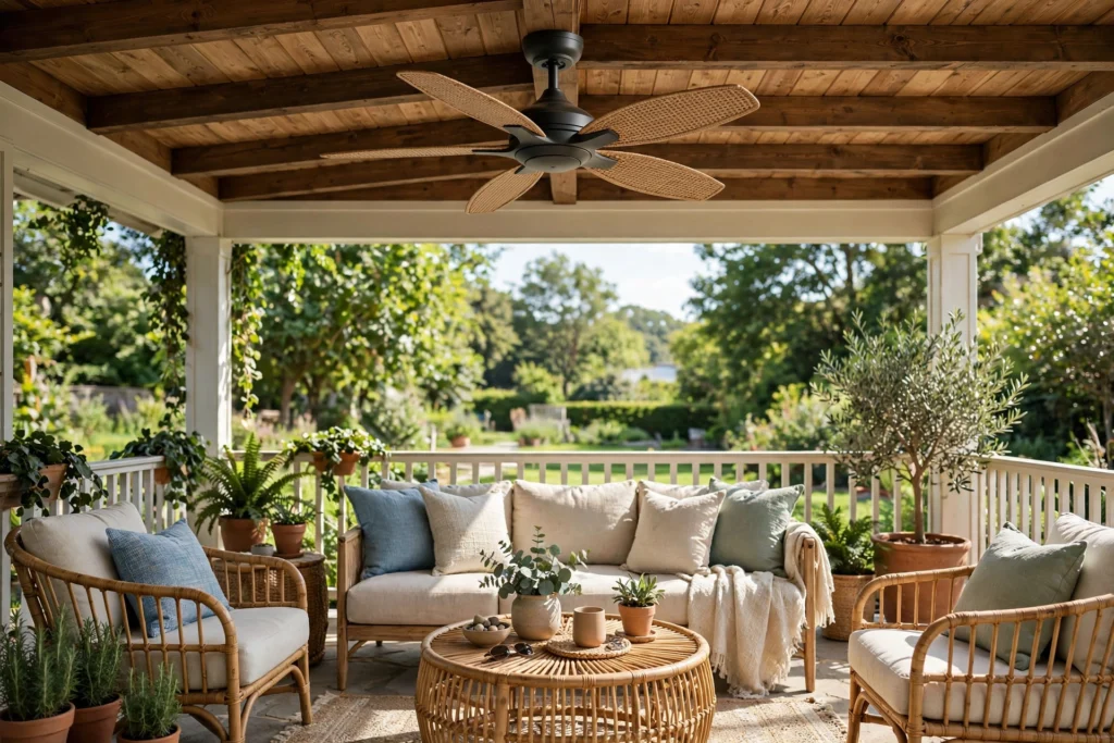 Outdoor fan — summer porch ideas