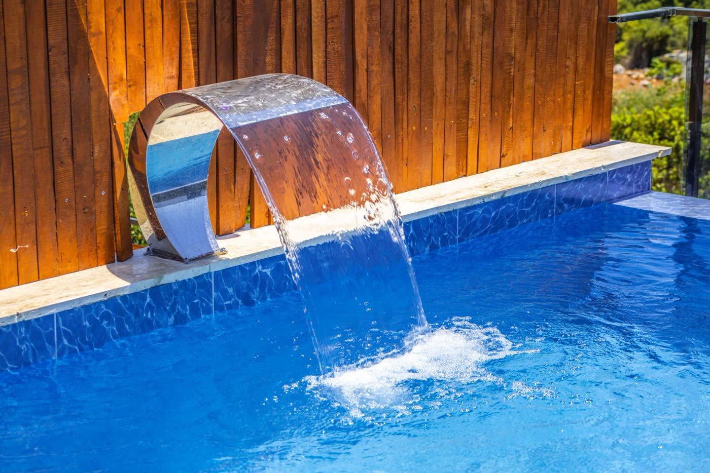 A Kidney-Shaped Pool or Water Feature