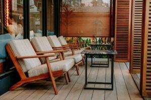 mid century modern patio ideas - Cozy Patio Home