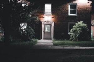 motion sensor outdoor light ideas - Cozy Patio Home