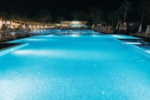 outdoor pool lighting ideas - Cozy Patio Home