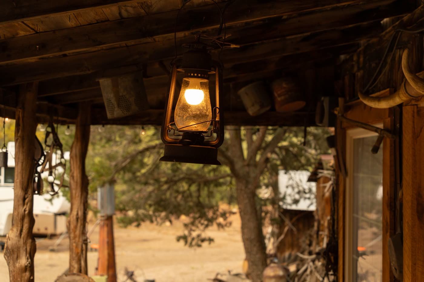 Flush-Mount Lanterns for Low Porch Ceilings