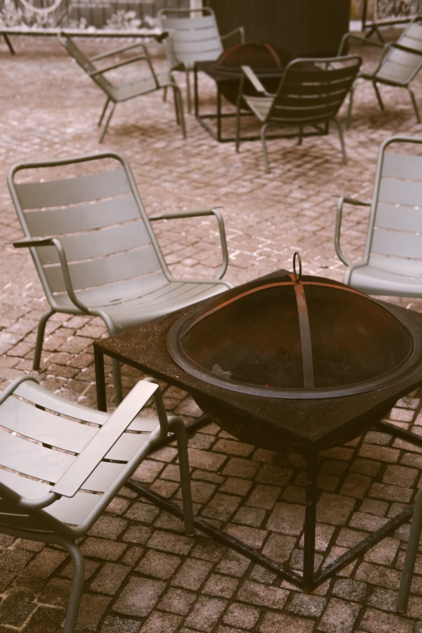 Permeable Patio + Fire Pit Combo