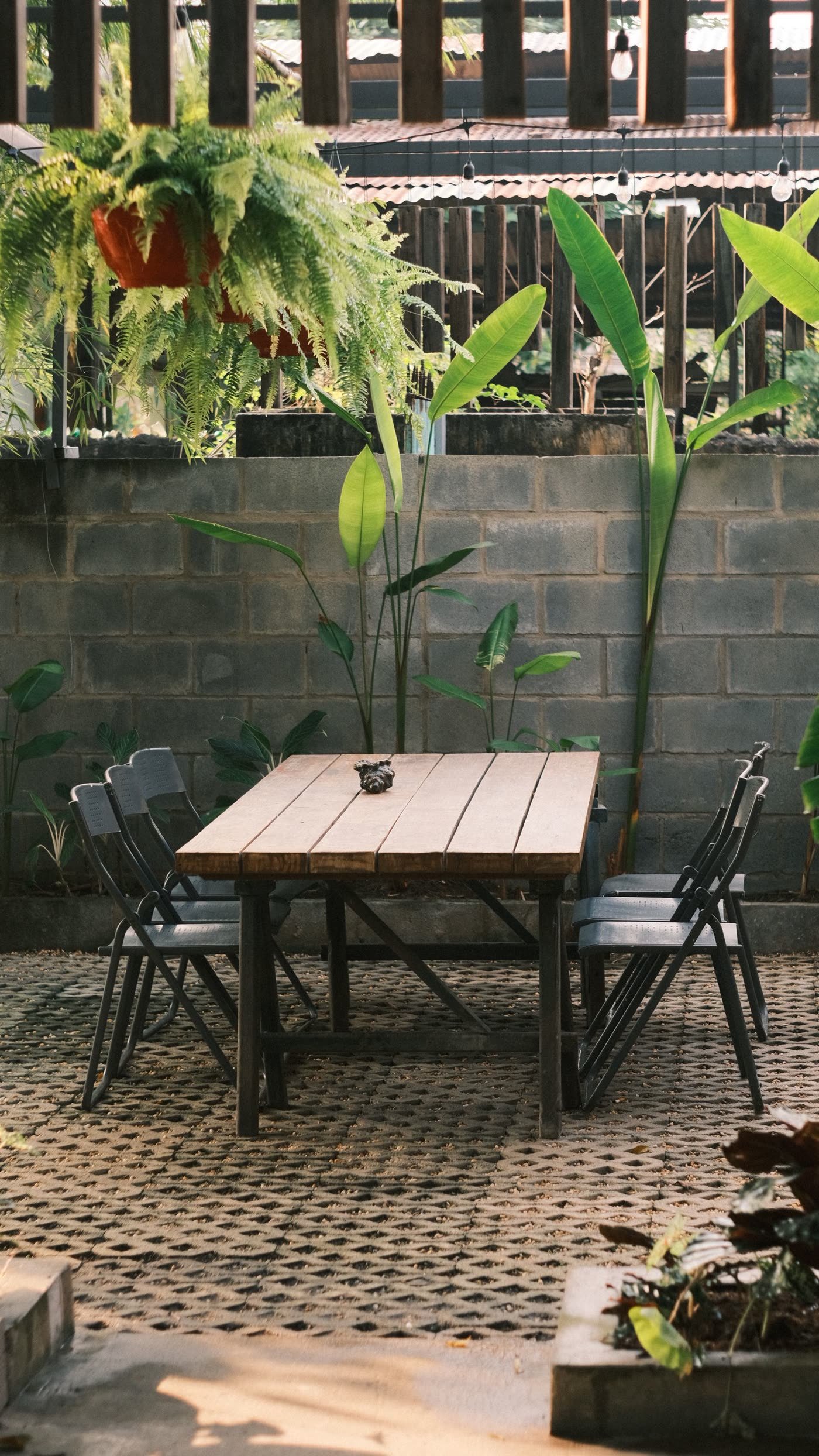 Small-Space Permeable Patio
