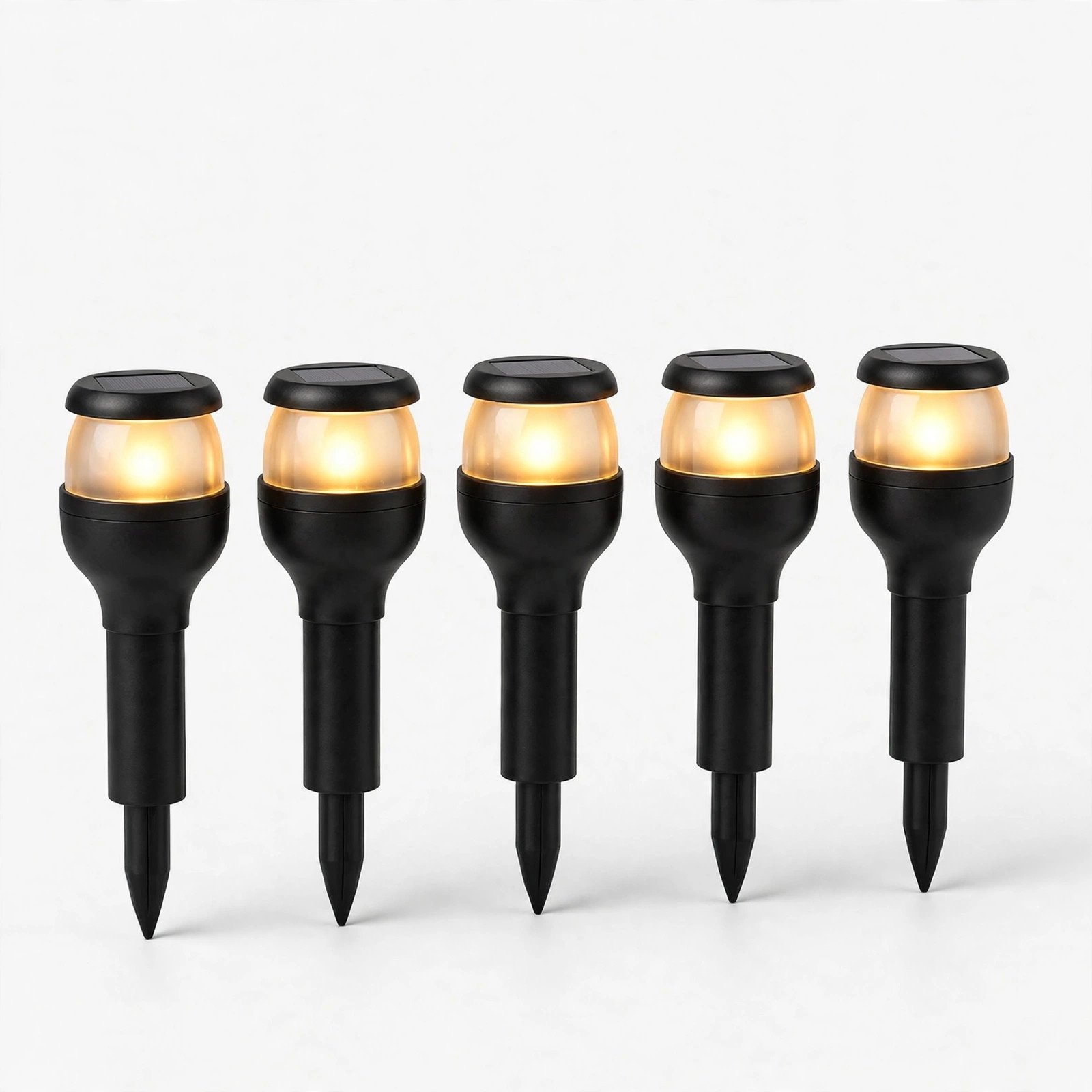 Solar pathway lights (set of 8-12)