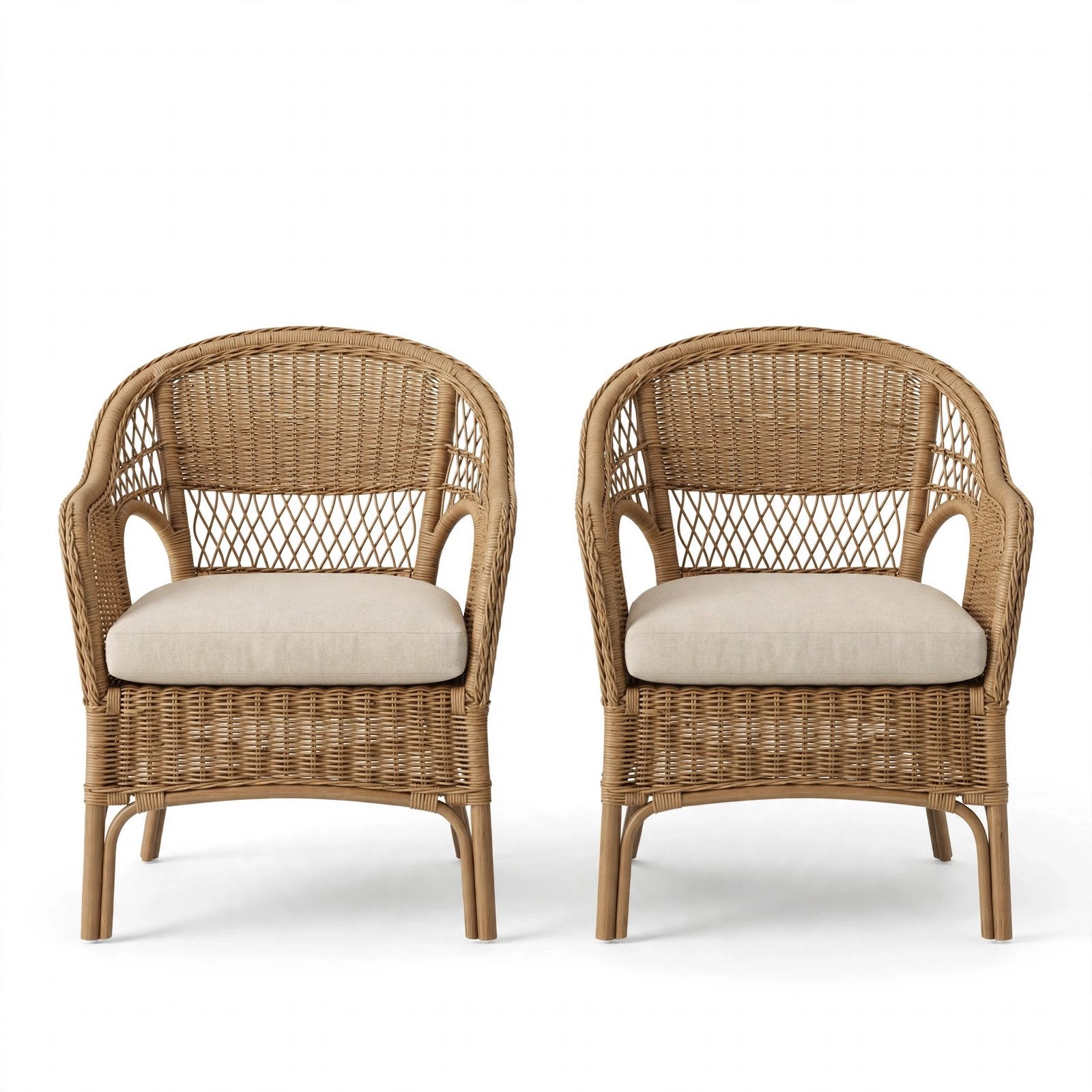 Outsunny Wicker Dining Chairs