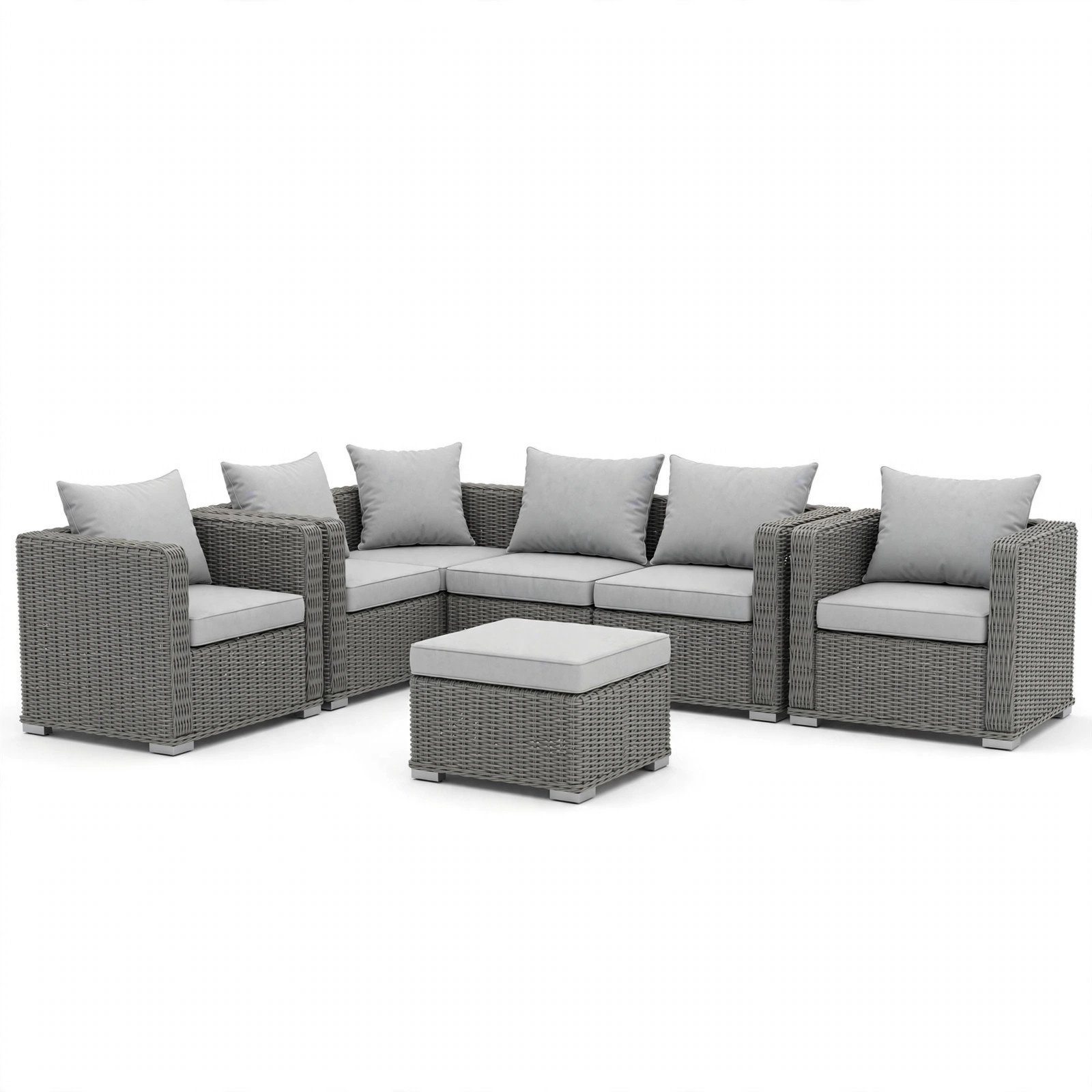 Qsun 7-Piece Modular Sectional