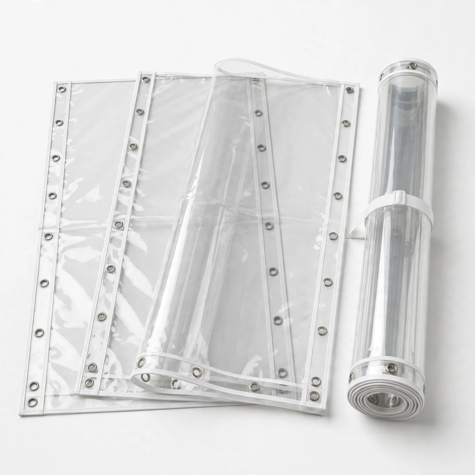 Clear vinyl patio enclosure panels