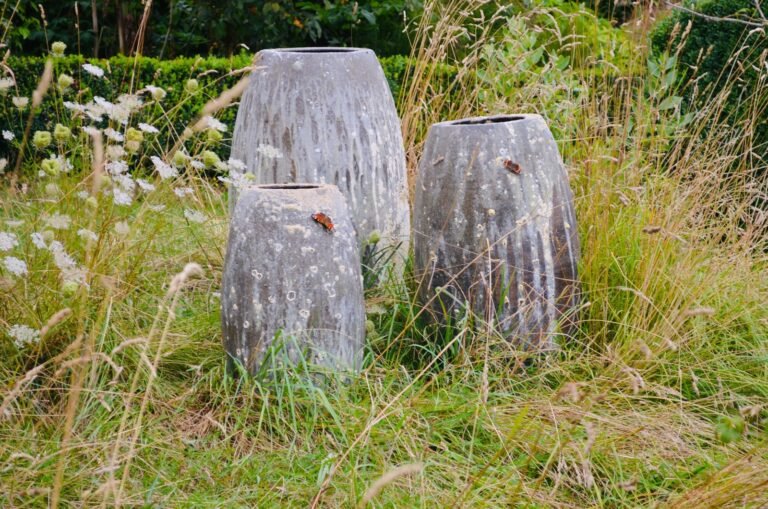 tall outdoor planter ideas - Cozy Patio Home