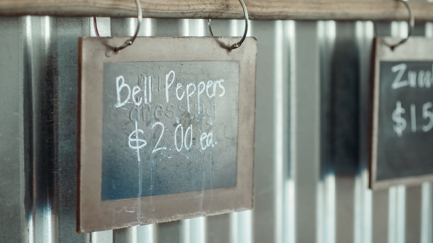 Chalkboard Menu Board